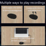 SPIKECAM SPIKECAM AD01 Audio Recorder Tape Recorder Digital Voice Recorder Smart Size