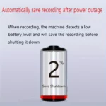 SPIKECAM SPIKECAM AD01 Audio Recorder Tape Recorder Digital Voice Recorder Smart Size