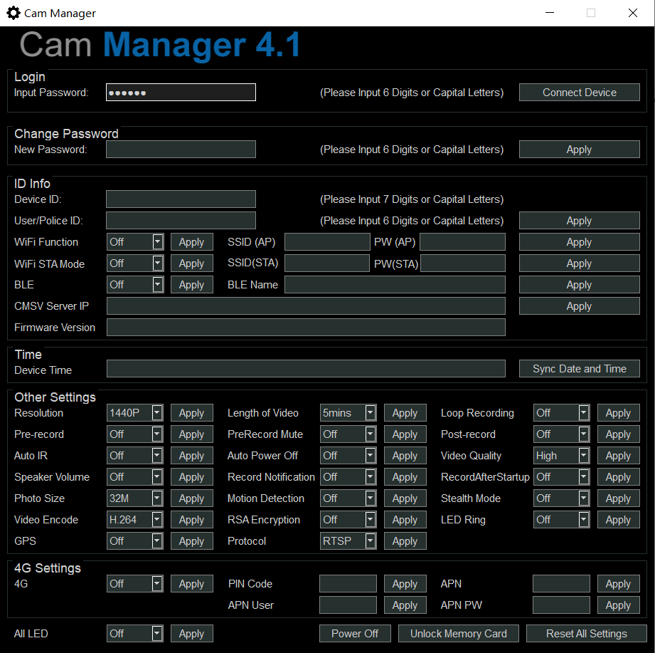 SPIKECAM Cam Manager