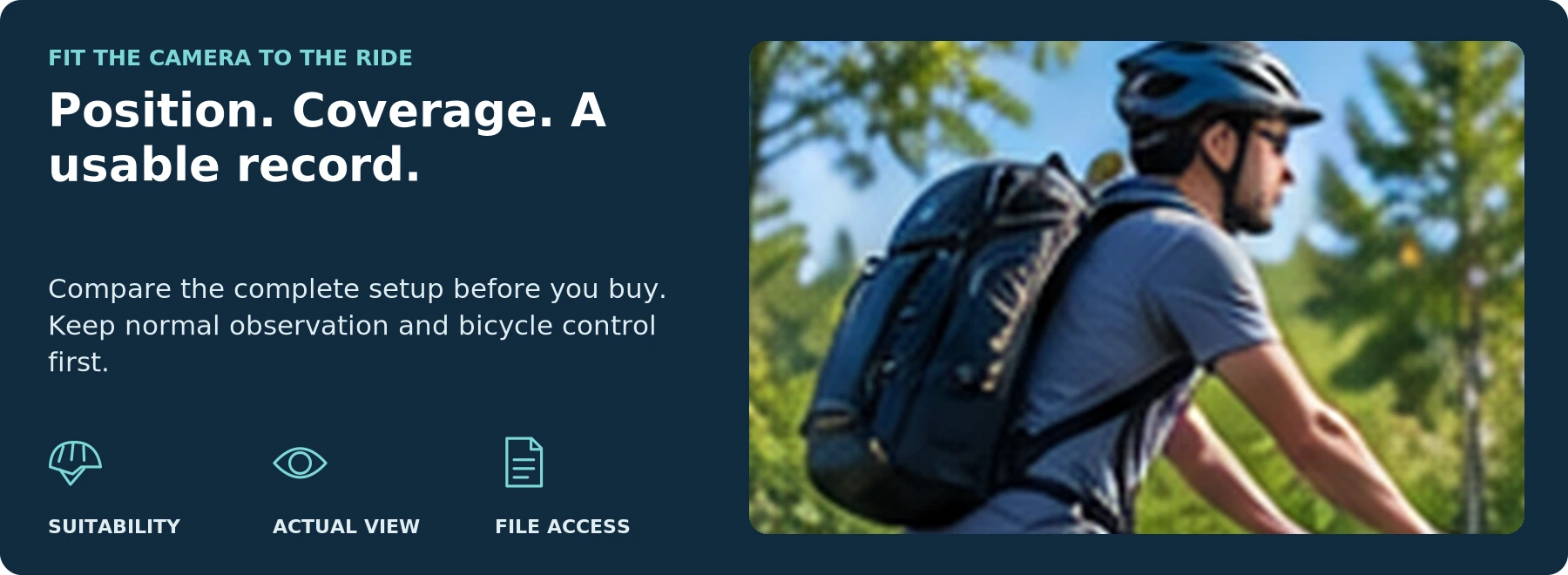 Concept illustration using previously AI-created cycling imagery. Not a product photograph, approved mounting arrangement, or safety test.