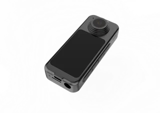 SPIKECAM T1 angled view of the lens, display and lower connections