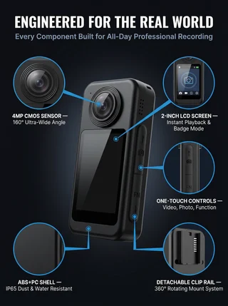 SPIKECAM T1 camera structure and component callouts.